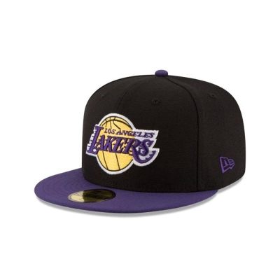 Sapca New Era Los Angeles Lakers NBA 2Tone 59FIFTY Fitted - Negrii